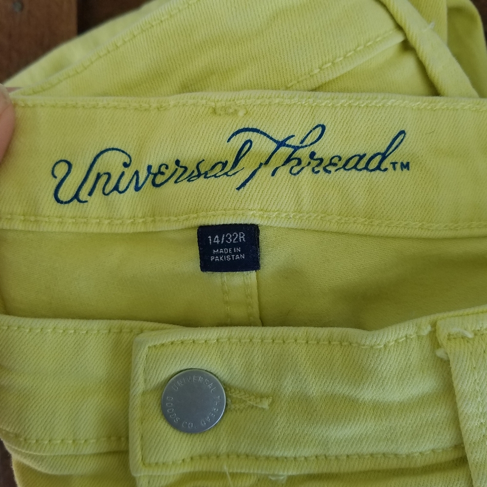 Womens Universal Thread Fair Trade Button Fly Hig… - image 8